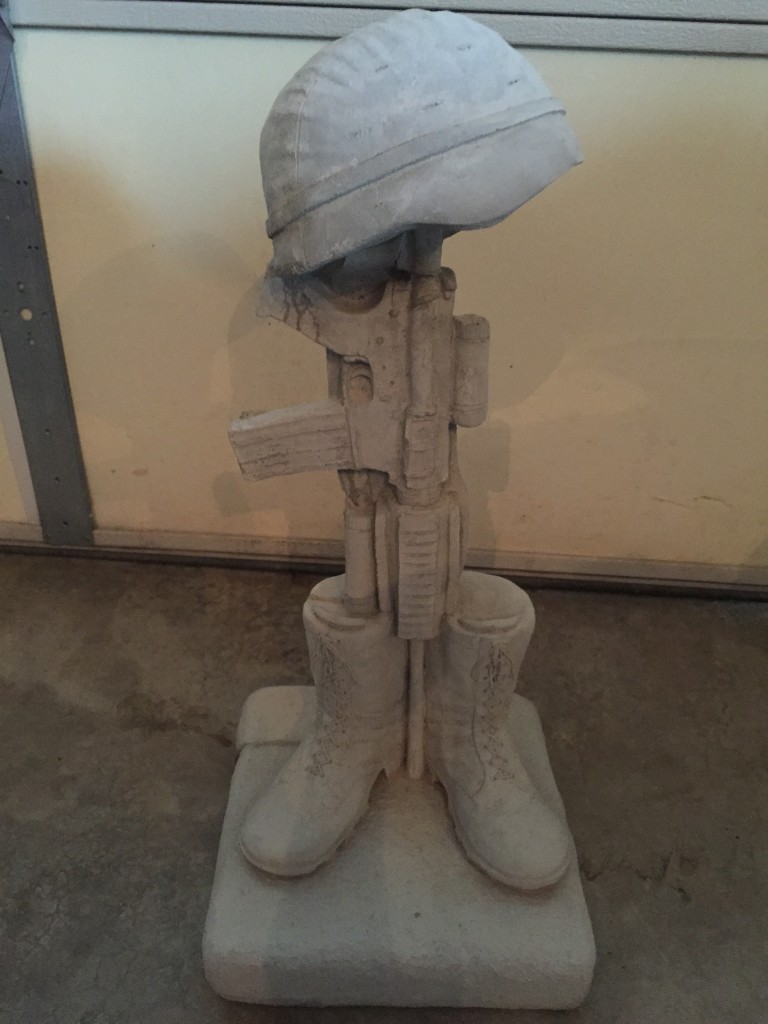 Latest Project Up On The Hill:  Concrete Statue
